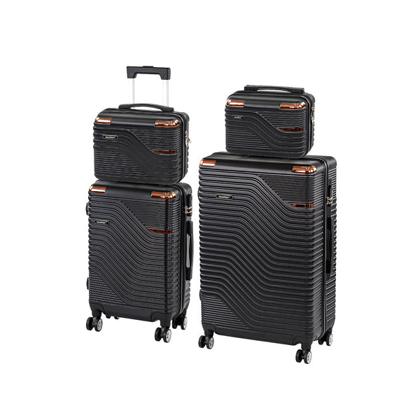 Leziter Set de valize cu roți TraveLux Urban XXIII, negru