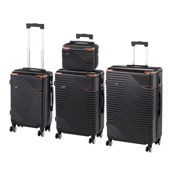 Leziter Set de valize cu roți TraveLux Urban XXIV, negru