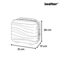 Leziter Set de valize cu roți TraveLux Voyager, gri