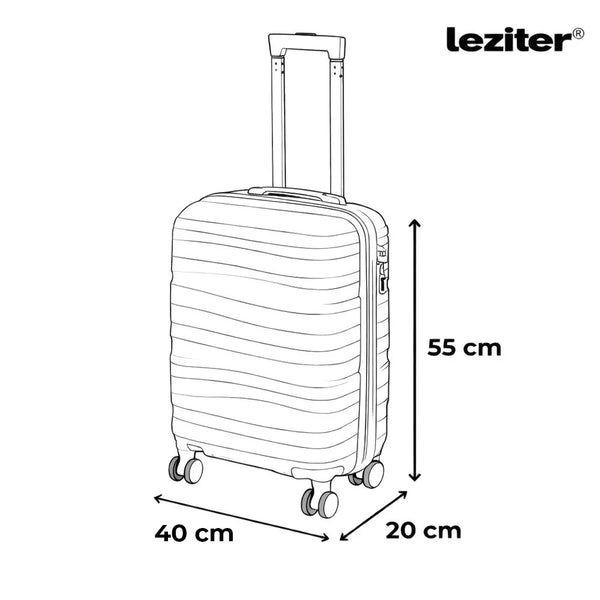 Leziter Set de valize cu roți TraveLux Voyager IX, gri