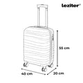 Leziter Set de valize cu roți TraveLux Voyager V, gri