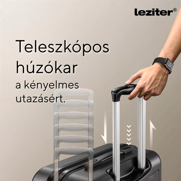 Leziter Set de valize cu roți TraveLux Voyager V, gri