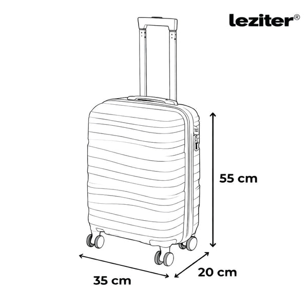 Leziter Set de valize cu roți TraveLux Voyager VI, gri
