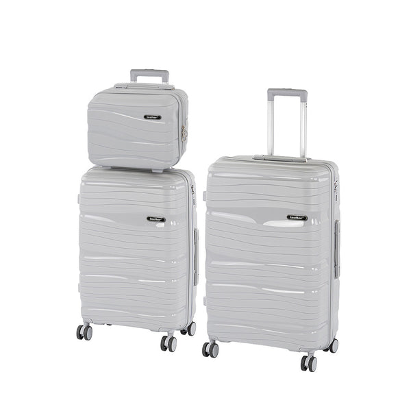 Leziter Set de valize cu roți TraveLux Voyager X, gri