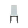 Leziter Set de masă Mezza 4+1 alb-negru