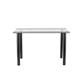 Leziter Masă de dining pătrată Riona 120 cm din sticlă neagră