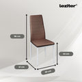 Leziter Nolen 4+1 set de sufragerie maro