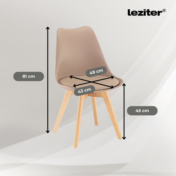 Leziter Zelma 6+1 set de luat masa bej