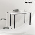 Leziter Denton 6+1 set de luat masa alb-gri