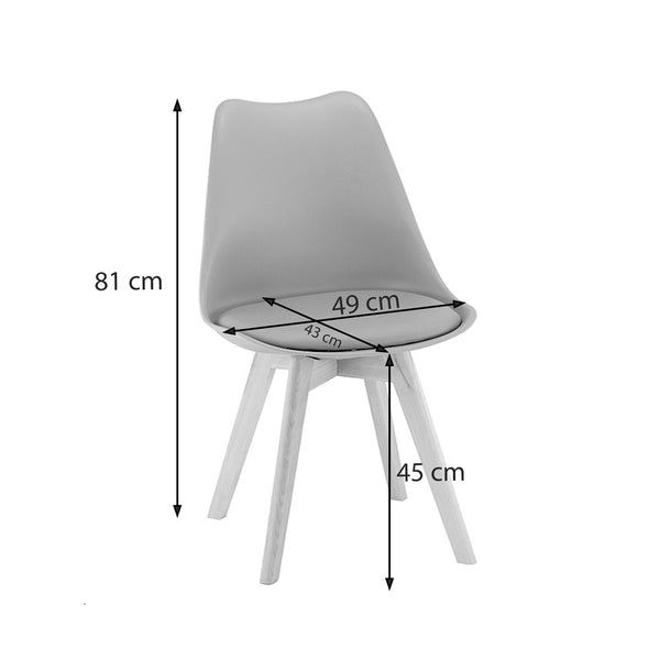 Leziter Set de masă Midori 4+1 alb