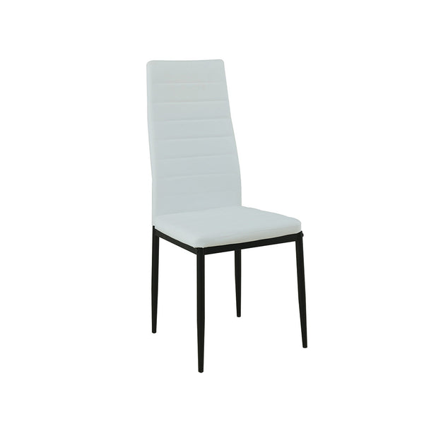 Leziter Set de masă Verna 4+1 alb-negru