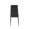 Leziter Set de masă Verna 6+1 negru-negru