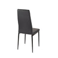 Leziter Set de masă Verna 6+1 negru-negru