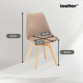 Leziter Set de sufragerie Liva 4+1 alb-bej