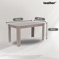 Leziter Set de masă Leon 6+1 stejar York gri