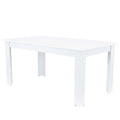 Leziter Masă de dining Yorki Standard 160x90 cm albă