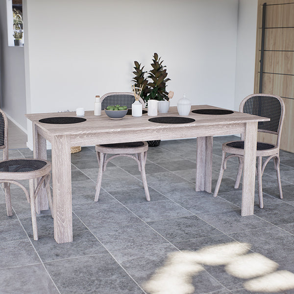 Leziter Masa de sufragerie Yorki Standard 160x90 cm stejar yorki
