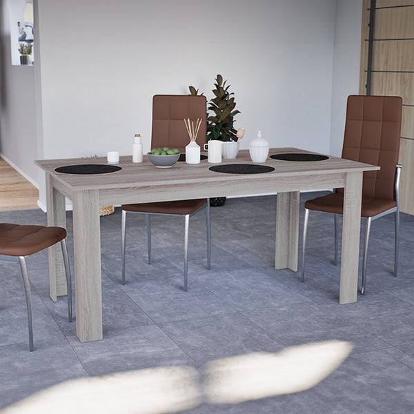 Leziter Masa de sufragerie Yorki Standard 160x90 cm stejar yorki