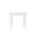 Leziter Masă de dining Yorki Standard 86x60 cm albă