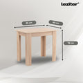Leziter Set de masă Leon 4+1 stejar Sonoma-bej