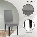 Leziter Set de masă Leon 4+1, gri stejar Sonoma