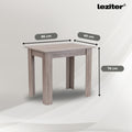 Leziter Set de masă Leon 4+1 stejar York gri