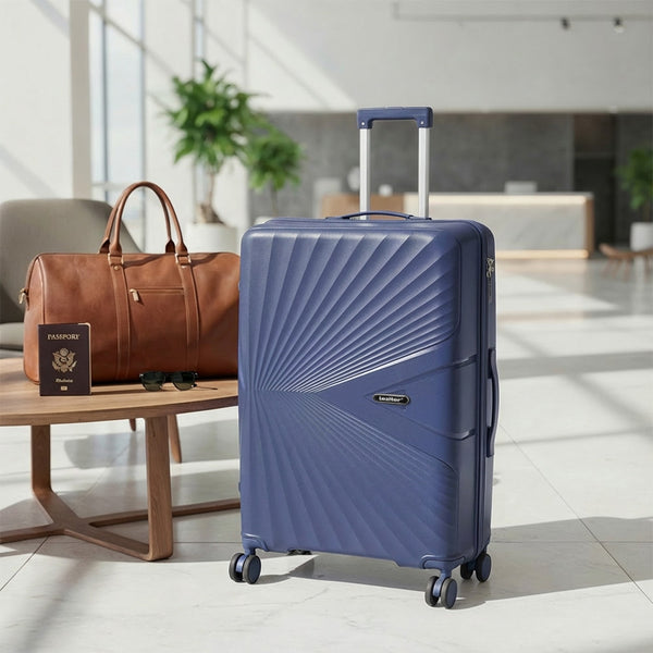 Leziter Valiză TraveLux Endure de dimensiuni medii, cu carcasă rigidă, 68x45x25 cm, albastru închis