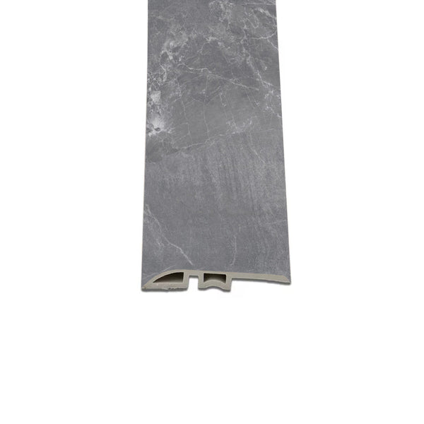 Leziter Vinil SPC nivelare podea Fjord model marmură gri închis 2400x45x8 mm