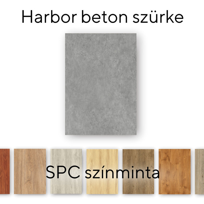 Leziter Leziter Harbor beton gri Vinil SPC parchet eșantion / eșantion