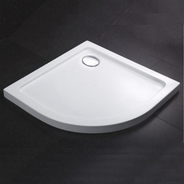 Leziter Cădiță de duș acrilică joasă curbată Modena Slim, dimensiune 80x80x5,5 cm