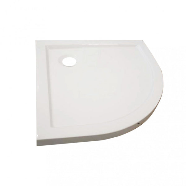 Leziter Cădiță de duș acrilică joasă curbată Modena Slim, dimensiune 80x80x5,5 cm