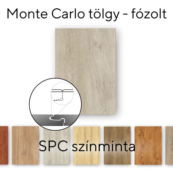 Leziter Leziter Monte Carlo Oak Vinil SPC parchet eșantion / eșantion