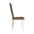 Leziter Scaun de masă Tino NOVA maro, textil, piele + metal - maro