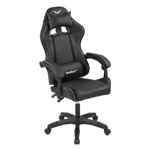 Leziter Raven gamer birou scaun pivotant negru