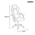Leziter Raven gamer birou scaun pivotant negru