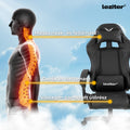 Leziter Raven gamer birou scaun pivotant negru