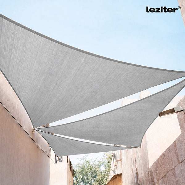 Leziter Rana Sun sail triunghiular 4x4x4 m gri