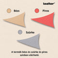 Leziter Rana Sun sail triunghiular 4x4x4 m gri