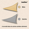 Leziter Rana Sun sail triunghiular 4x4x4 m gri