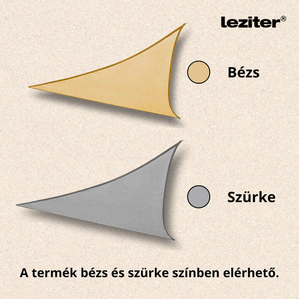 Leziter Rana Sun sail triunghiular 4x4x4 m gri