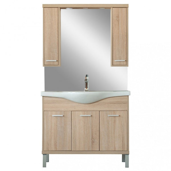 Leziter Set mobilier baie Nerva 105, stejar Sonoma