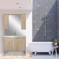 Leziter Set mobilier baie Nerva 105, stejar Sonoma