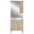 Leziter Set mobilier baie Nerva 75, stejar Sonoma