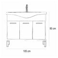 Leziter Set mobilier baie Nerva Prime 105, ulm Rauna