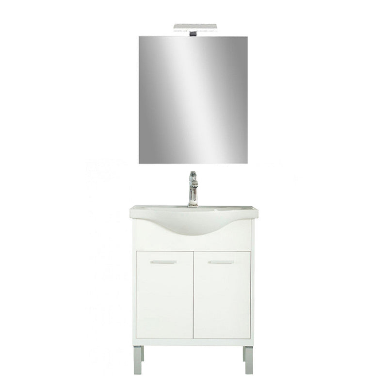 Leziter Set mobilier baie Nerva Prime 65, alb