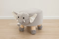 Taburet pentru copii, 28x25cm, maxim 50kg, model elefant