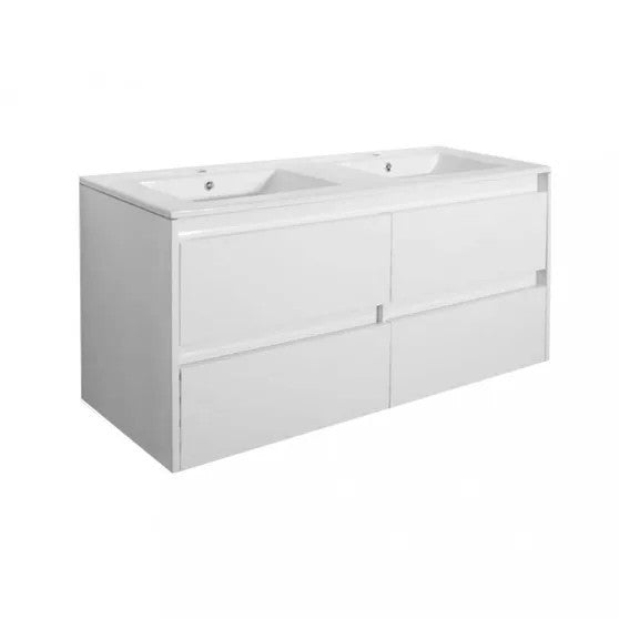 Leziter Masca chiuveta baie Porto 120 cu lavoar, alb