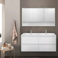 Leziter Set mobilier baie Porto 120, alb