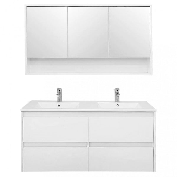 Leziter Set mobilier baie Porto 120, alb