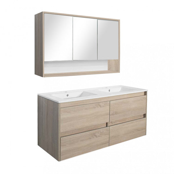 Leziter Set mobilier baie Porto 120, stejarului Sonoma